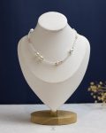 white Pearl beads necklace