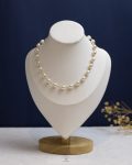 white Pearl beads necklace