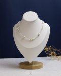 white Pearl beads necklace