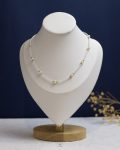 tiny white Pearl beads necklace