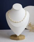 white seashell necklace