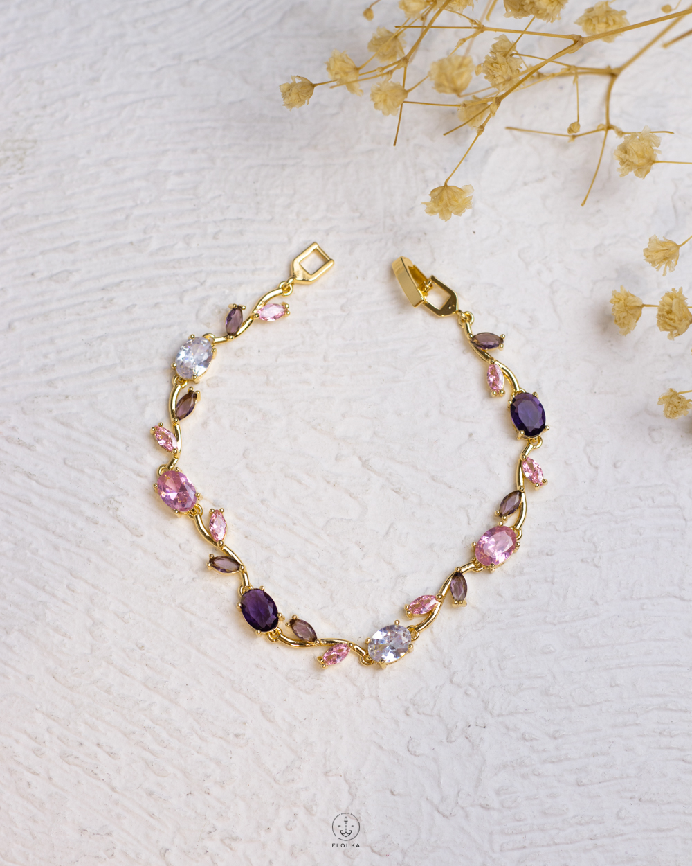 1758039942_b1010.jpg colorfull Tulip gold bracelet