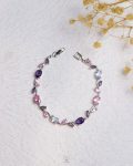 colorful Tulip silver bracelet
