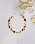 colorful Tulip gold bracelet