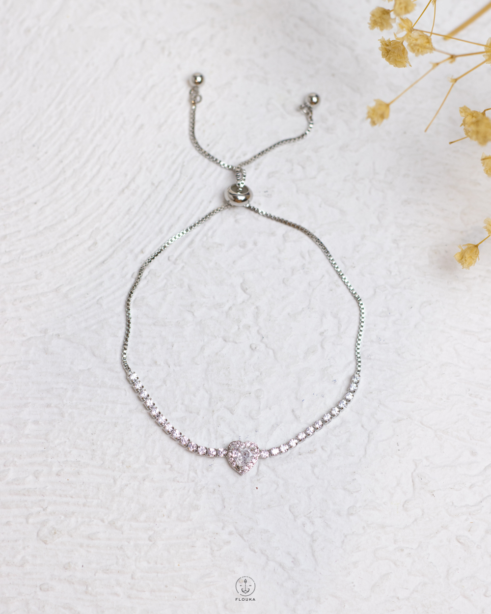 1758062697_b1027.jpg tiny free size silver heart tennis bracelet