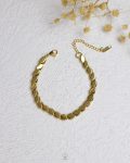 tiny gold sonbol bracelet