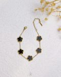 black flower bracelet