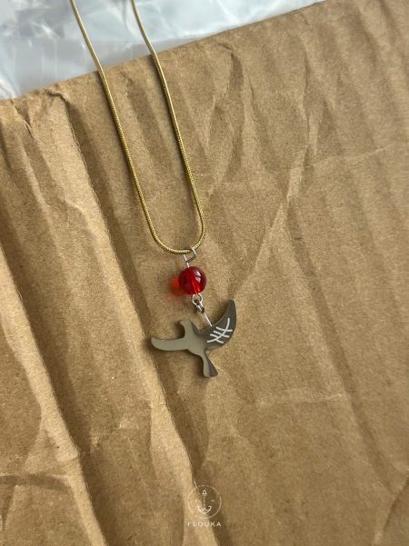 snow drop Korean necklace