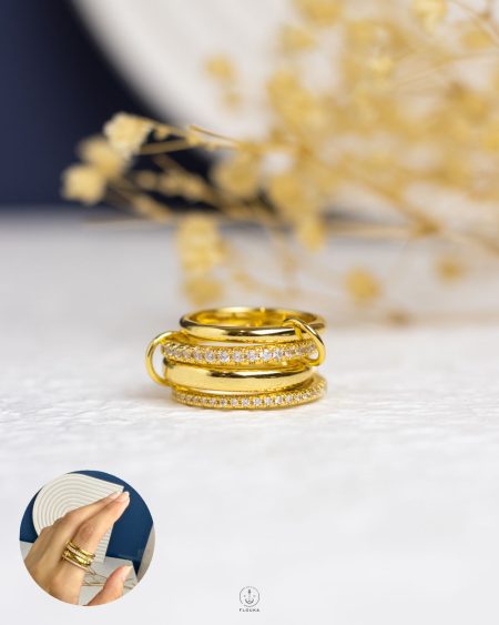 four struas gold ring