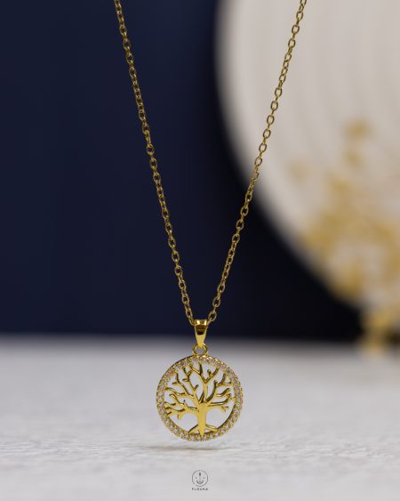 gold struas temperland necklace