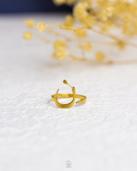 خاتم فري سايز حرف ن