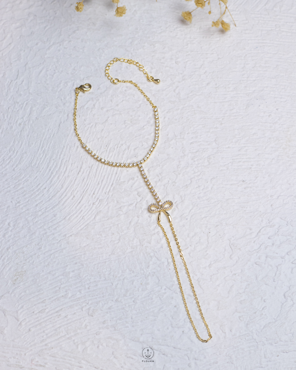 1759159769_b1085.jpg gold tie tennis hand chain bracelet