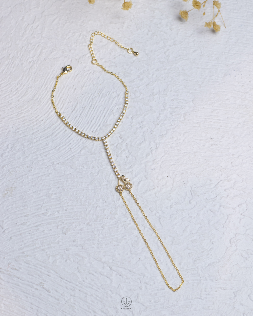 1759160341_b1081.jpg gold cherry tennis hand chain bracelet