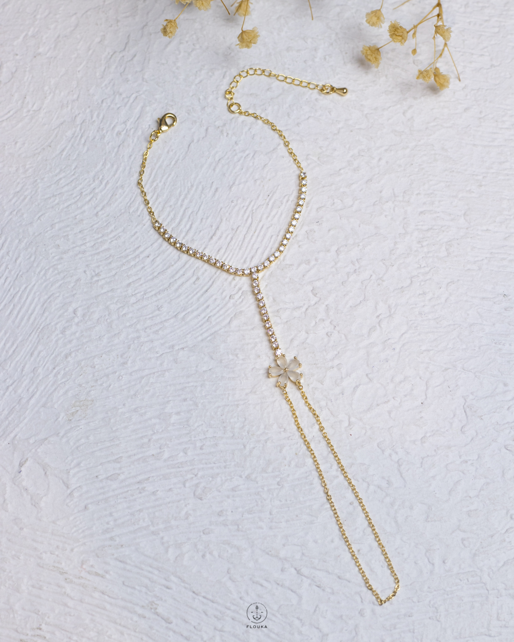 1759162753_b1076.jpg gold flower tennis hand chain bracelet