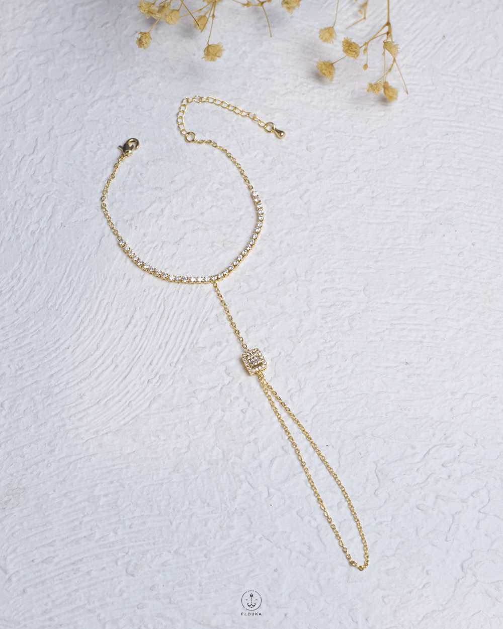 1759163532_b1088.jpg gold crystal tennis hand chain bracelet