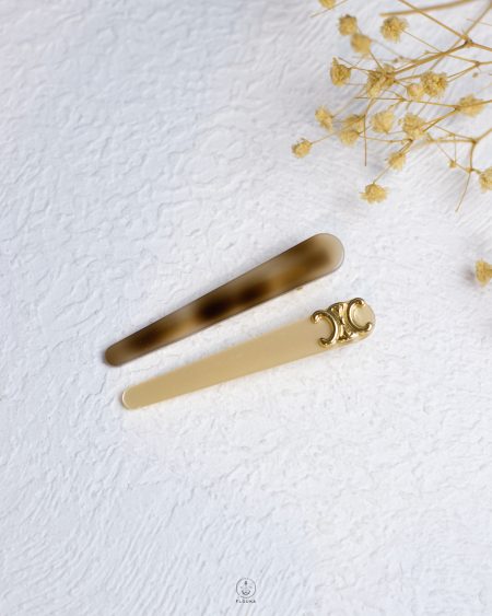 brown celine clips tokka