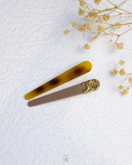 brown celine clips tokka