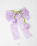 purple tie tulip clips tokka