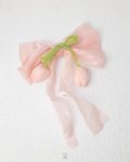 pink tie tulip clips tokka