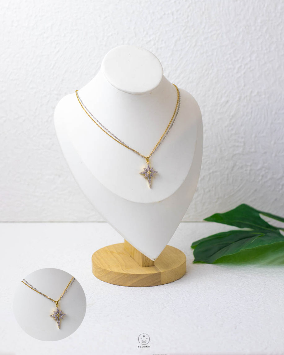 1755727683_n1835.jpg double layer gold space star silver necklace