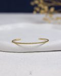 gold free size thin bracelet