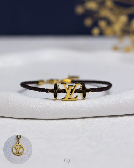 brown LV bangle