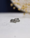 triple struas silve ring