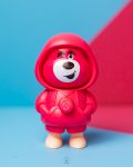 hot pink bear keychain