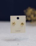 struas gold seastar & seashell earring