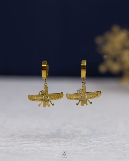 gold houras earrings