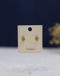 struas gold leaf earring