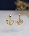 gold houras eye earring