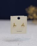 struas gold Whale tail earring