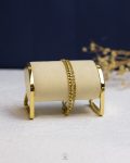 double layer gold rope bracelet