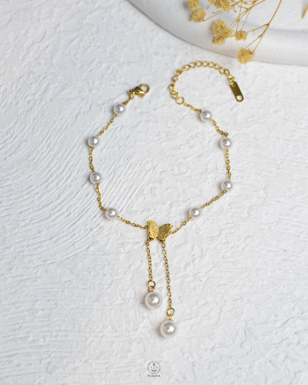 1759706820_a0194.jpg white beads butterfly chain anklet