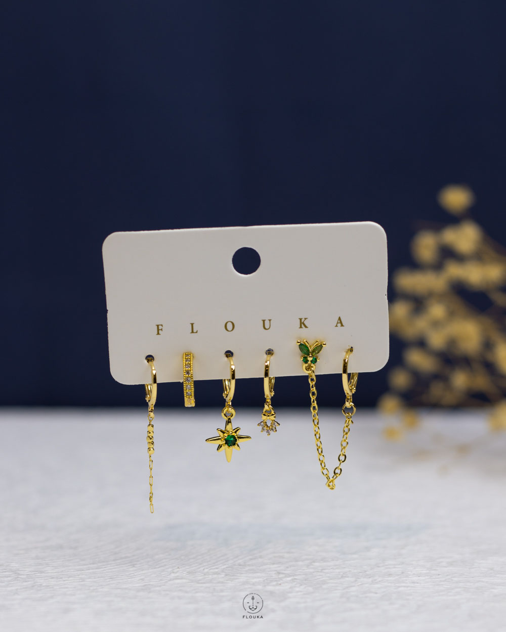 1759858833_e0846.jpg mix gold & green struas butterfly earring set