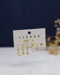 gold plated FULL earrings set