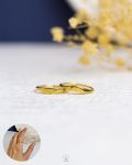 double gold ring