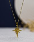 gold spacestar necklace