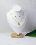 gold necklace elizabeth coin