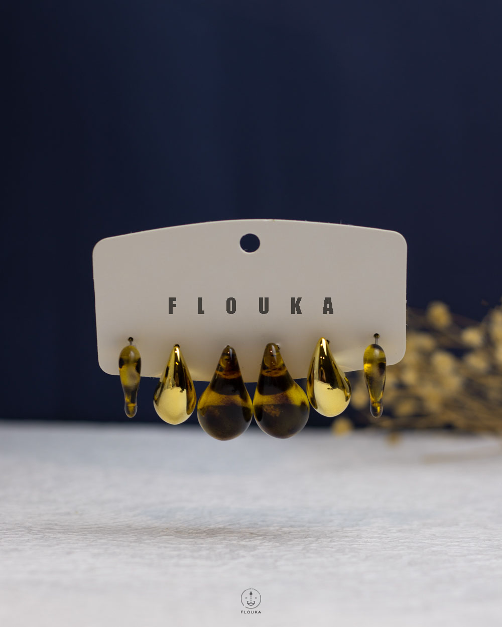 1760908473_e0869.jpg gold eye tear gold CCB & tiger acrylic earring set