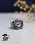 silver rolex watch ring