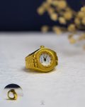 gold & white rolex watch ring