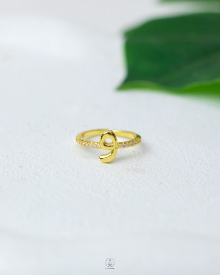 خاتم استراس حرف ( و)