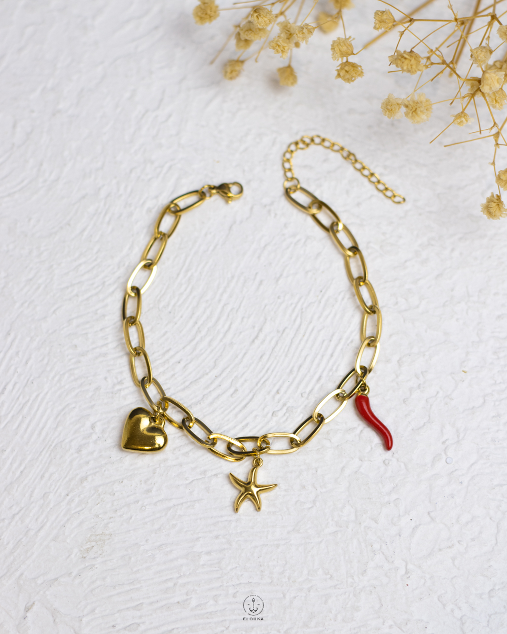 1761248235_a0204.jpg red pepper & gold heart rope ankelet