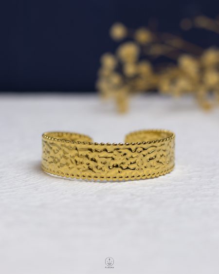 moon land free size gold bracelet