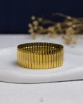 gold wide bracelet