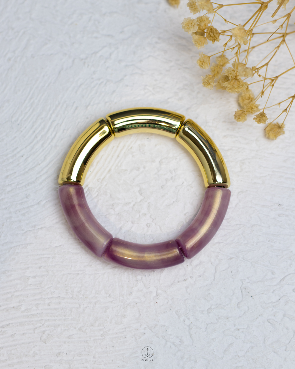 1761433107_o0991.jpg mix gold ccb & purple acrylic astec bangle
