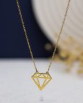 gold diamond necklace