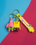 Spongebob twins rabber keychain